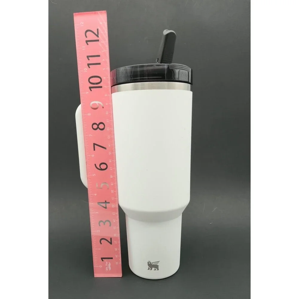 RARE HTF Vintage Stanley Quencher 40 Oz Polar White/Black 20-05199 NWOT READ - Picture 3 of 10